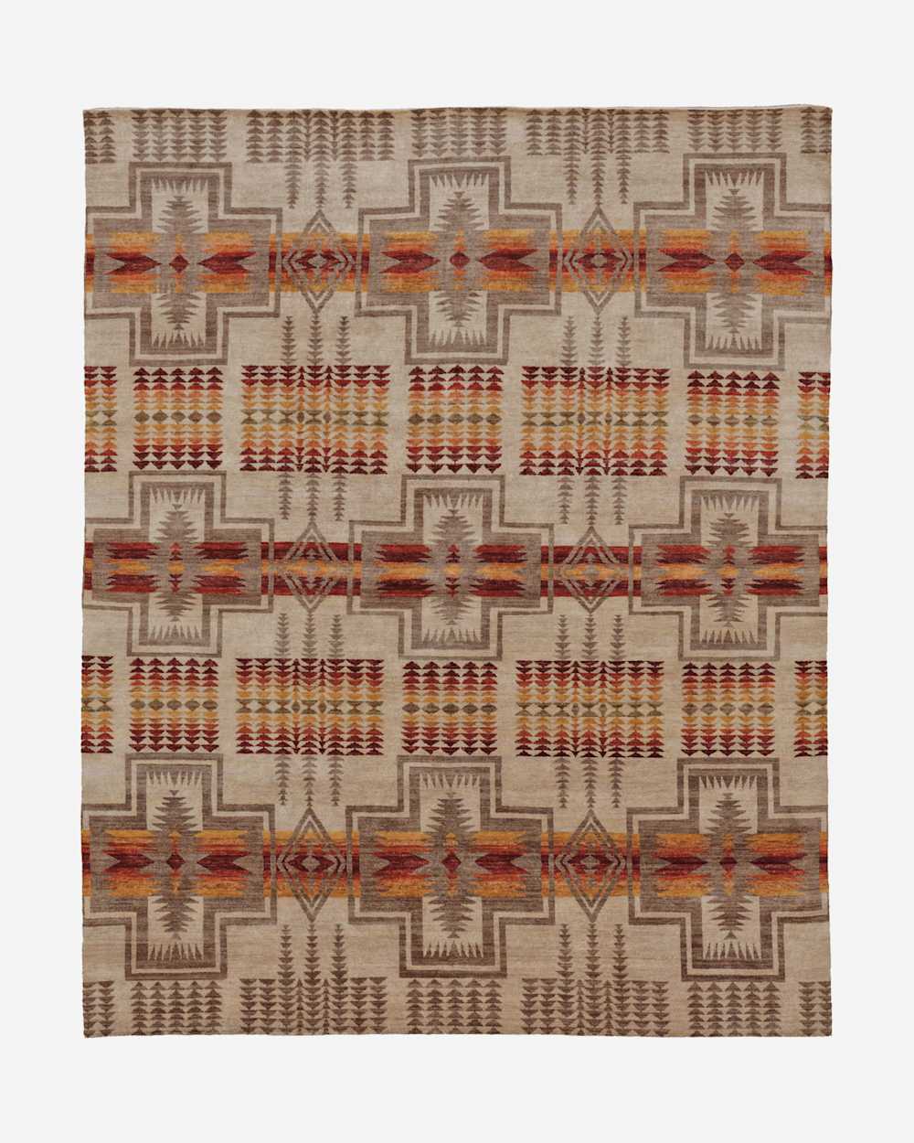 HANDMADE HARDING RUG IN WHITE image number 1