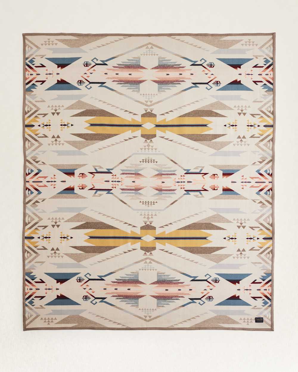 ALTERNATE VIEW OF WHITE SANDS BLANKET IN TAN image number 3