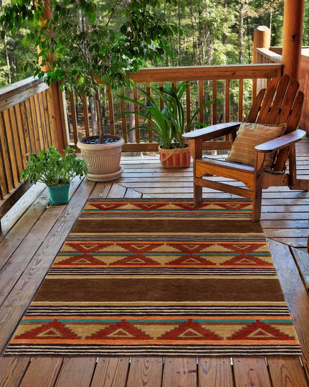 HANDMADE TAOS RUG image number 2