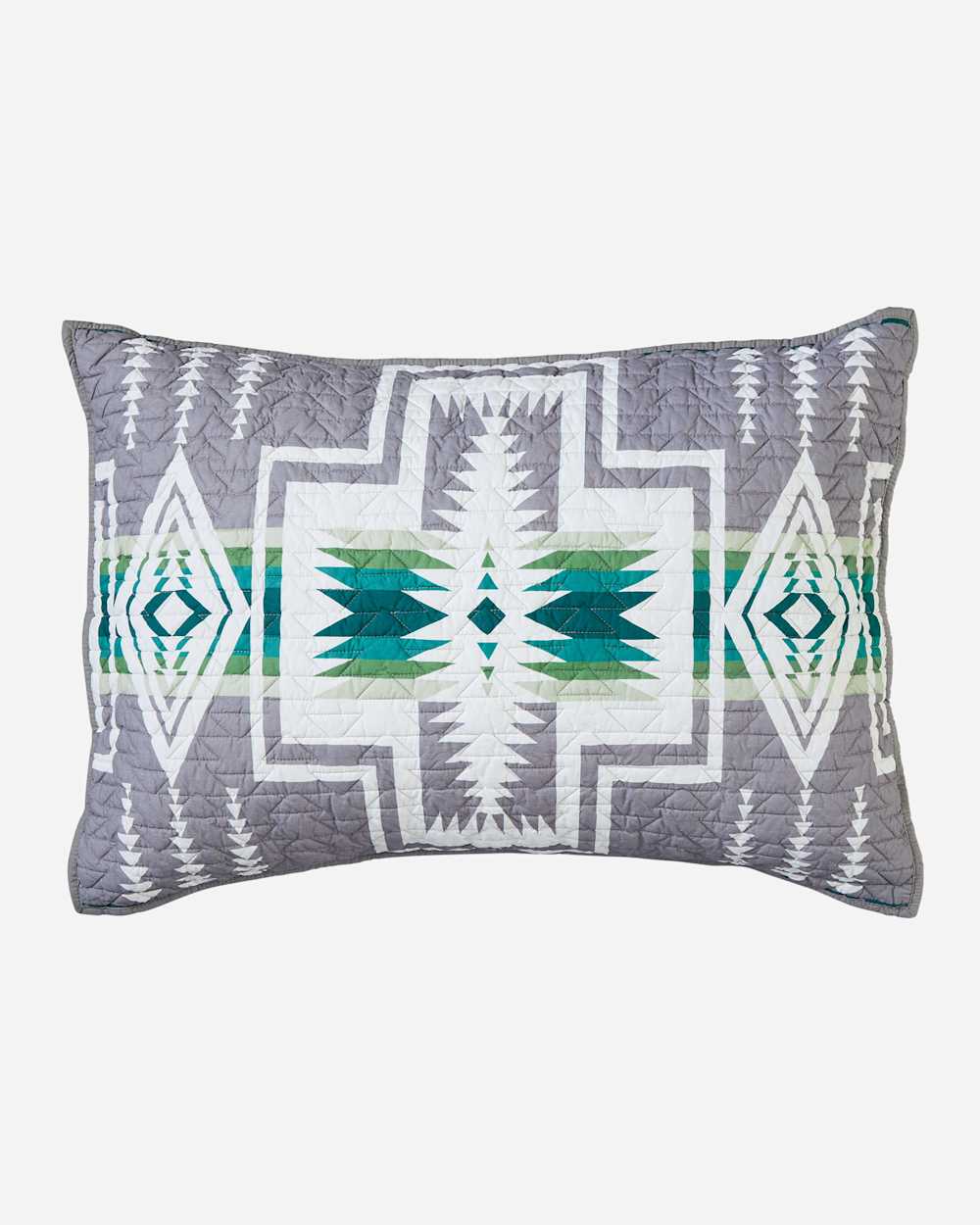 ALTERNATE VIEW OF HARDING COVERLET SET IN GREY MULTI image number 4