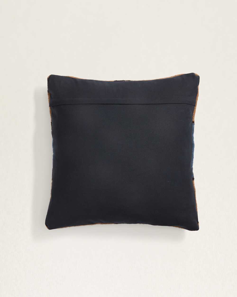 ALTERNATE VIEW OF STEPS TO THE SKY TIERRA SQUARE PILLOW IN TAN/BLUE image number 3