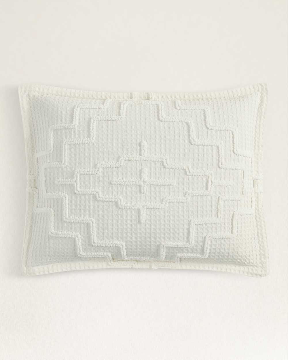 ALTERNATE VIEW OF KIVA STEPS COMFORTER SET IN IVORY image number 4