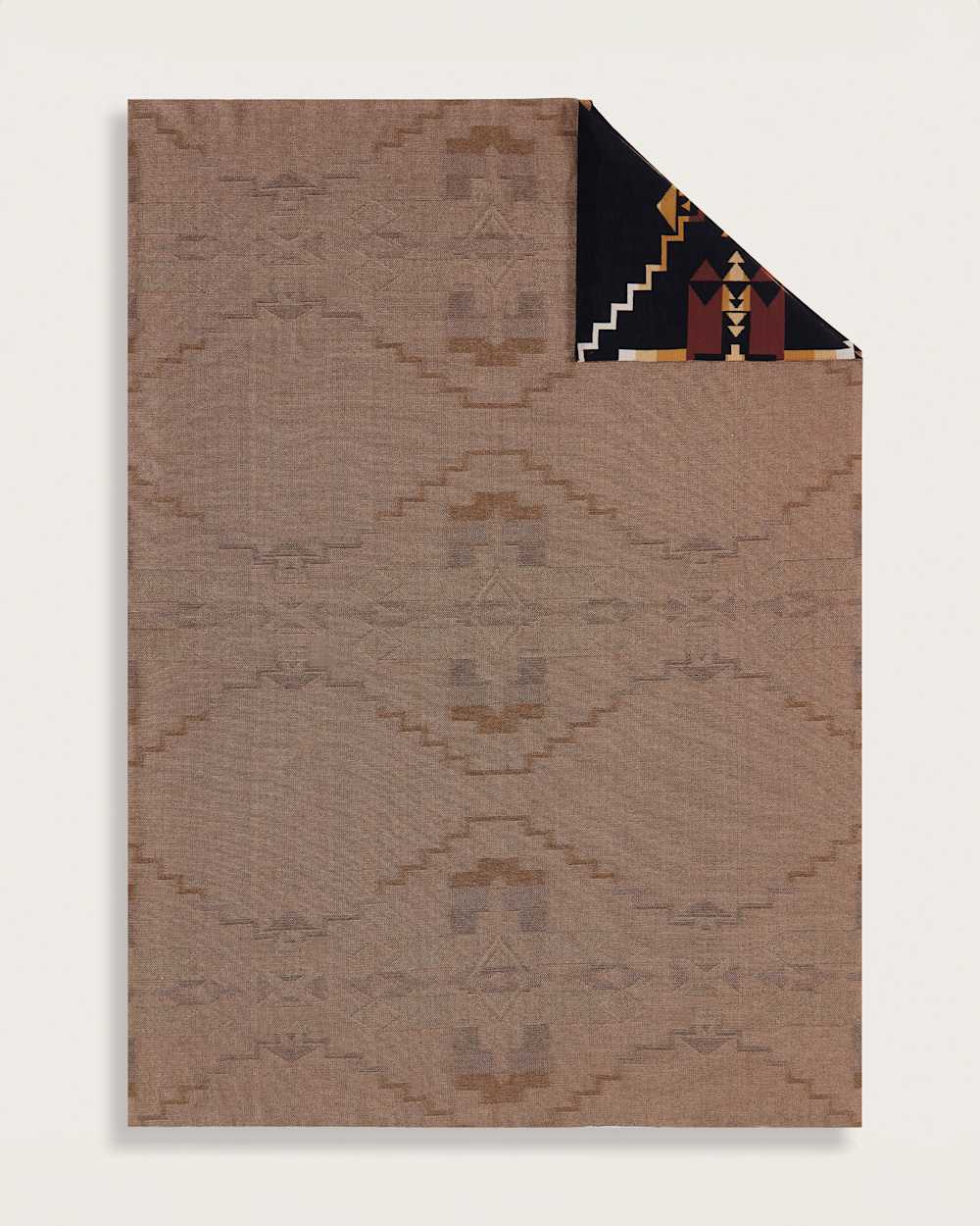 ALTERNATE VIEW OF FOUR CORNERS KNIT THROW IN BLACK MULTI image number 2