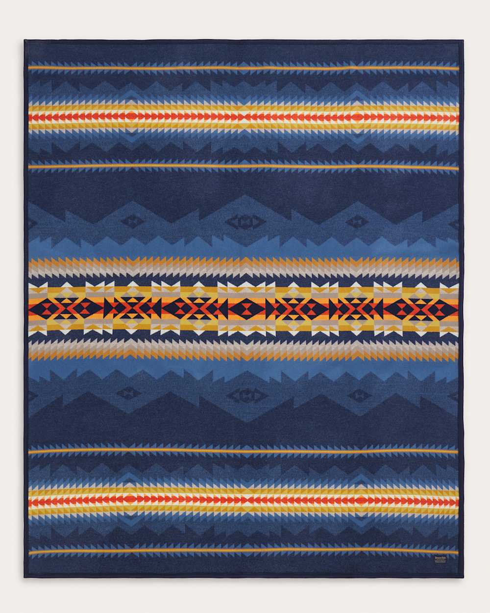 ALTERNATE VIEW OF CASCADIA BLANKET IN BLUE image number 2
