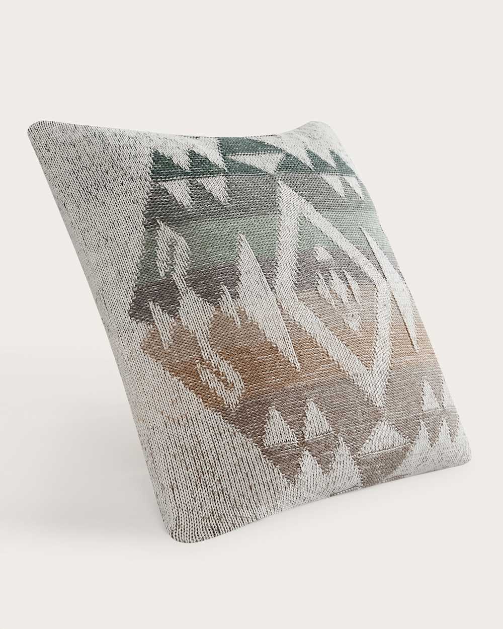 ALTERNATE VIEW OF AGATE BEACH KNIT PILLOW IN IVORY image number 2
