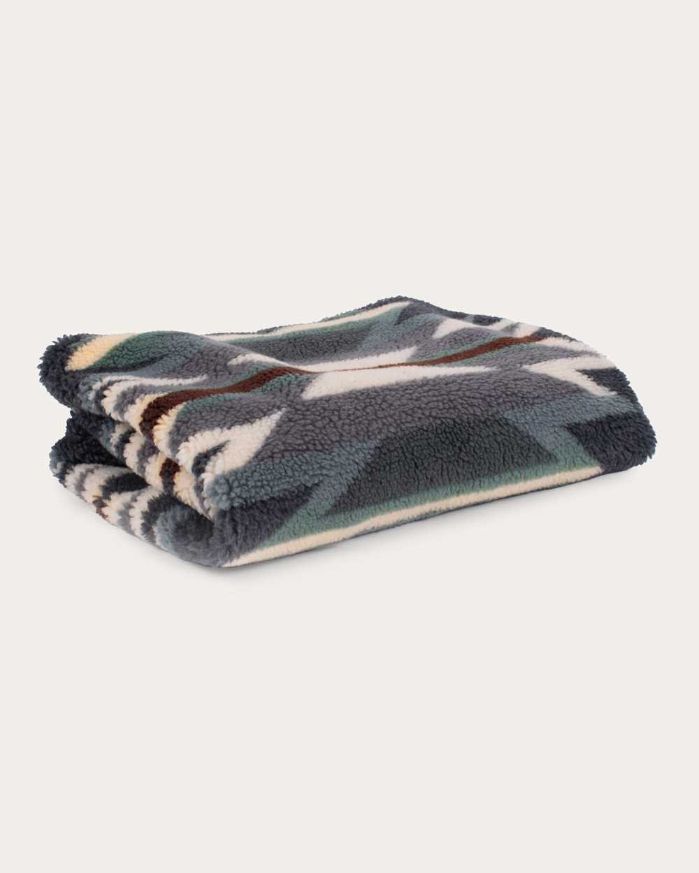 FOLDED VIEW OF WYETH TRAIL OXFORD THROW BLANKET IN MULTI image number 2