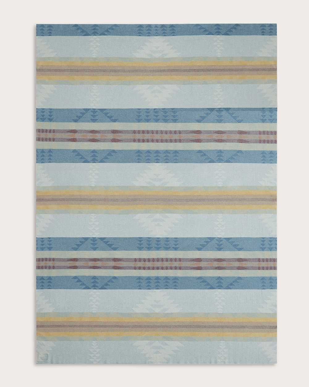 ALTERNATE VIEW OF RANCHO ARROYO KNIT THROW IN SKY MULTI image number 2