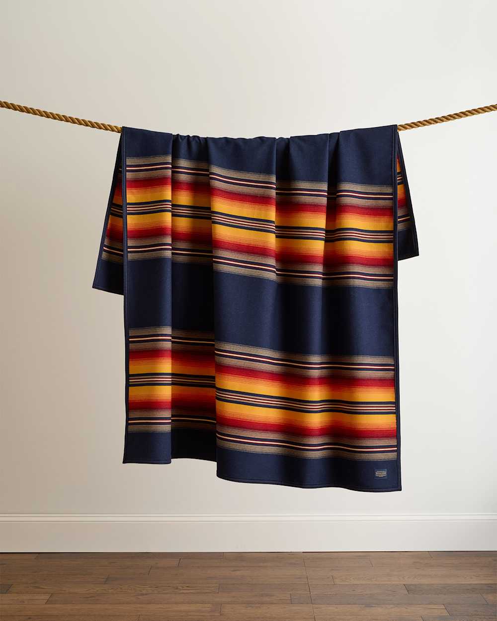 SERAPE ROBE IN NAVY image number 1