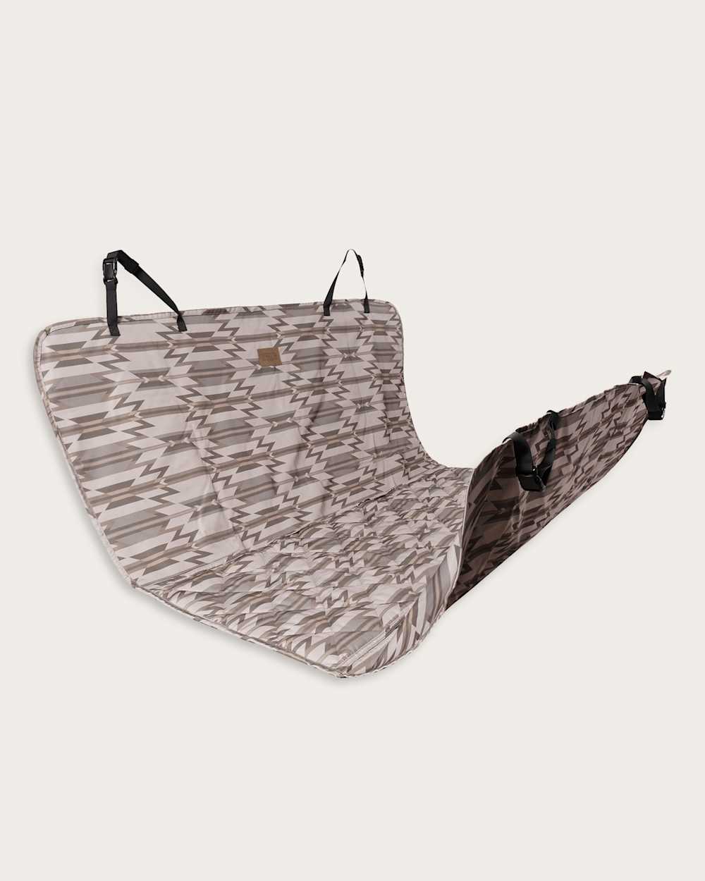 WYETH TRAIL PET TRAVEL CAR HAMMOCK IN BEIGE TONAL image number 1