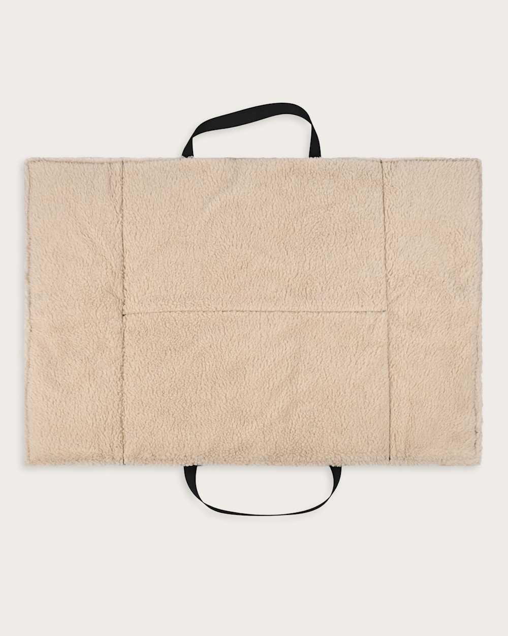 ALTERNATE VIEW OF WYETH TRAIL PET TRAVEL BED IN BEIGE TONAL image number 2