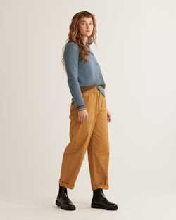 ALTERNATE VIEW OF WOMEN'S SILVER CREEK PULLOVER IN SHALE BLUE MIX image number 2