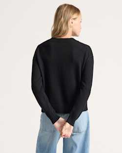 ALTERNATE VIEW OF WOMEN'S MERINO SWEATER IN BLACK image number 2