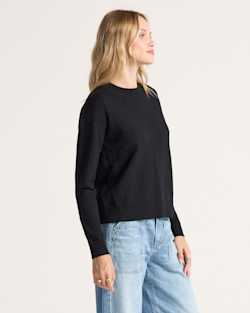 ALTERNATE VIEW OF WOMEN'S MERINO SWEATER IN BLACK image number 3