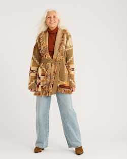 ALTERNATE VIEW OF WOMEN'S SKAMANIA ALPACA SWEATER IN IRISH CREAM MULTI image number 5