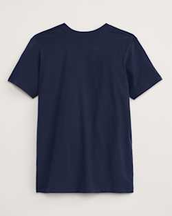 ALTERNATE VIEW OF WOMEN'S GEOMETRIC GRAPHIC TEE IN NAVY image number 2