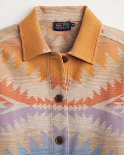 ALTERNATE VIEW OF WOMEN'S SUNSET PASS WOOL COAT IN ORANGE MULTI image number 5