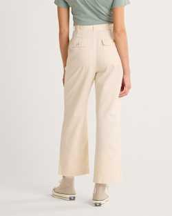 ALTERNATE VIEW OF WOMEN'S UTILITY COTTON/LINEN PANTS IN BONE image number 3