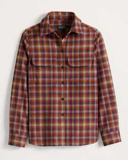 WOMEN'S PLAID BOARD SHIRT IN RED/BLUE MULTI PLAID image number 1