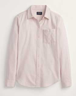COTTON FLANNEL RELAXED SHIRT IN SOFT ROSE image number 1