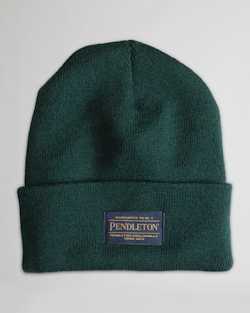 PENDLETON BEANIE IN HUNTER GREEN image number 1