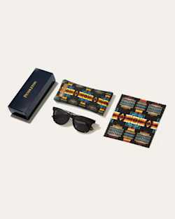 ALTERNATE VIEW OF SHWOOD X PENDLETON GABE POLARIZED SUNGLASSES IN BLACK/CHIEF JOSEPH image number 2