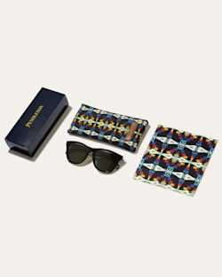 ALTERNATE VIEW OF SHWOOD X PENDLETON KEGON POLARIZED SUNGLASSES IN BLACK/TUCSON image number 2
