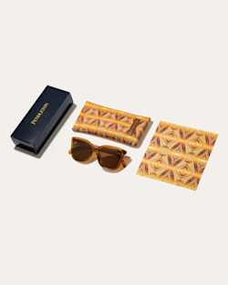 ALTERNATE VIEW OF SHWOOD X PENDLETON RYLAHN POLARIZED SUNGLASSES IN BROWN CRYSTAL/MISSION TRAILS image number 2