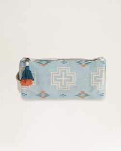SAN MARINO COTTON COSMETIC BAG IN LIGHT BLUE image number 1