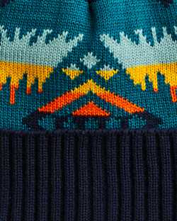 ALTERNATE VIEW OF NEHALEM MERINO KNIT CAP IN AQUA image number 2