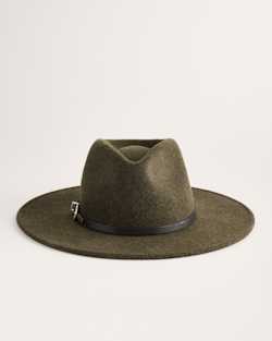 ALTERNATE VIEW OF JACKIE WOOL FELT HAT IN HEATHER SPRUCE image number 2