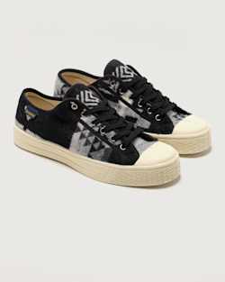 US RUBBER CO X PENDLETON GREY SCALE LOW TOPS IN GREY/BLACK MULTI image number 1