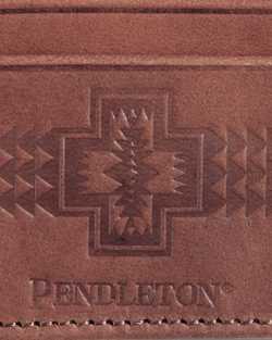 ALTERNATE VIEW OF HARDING SLIM WALLET IN CHILI RED image number 3
