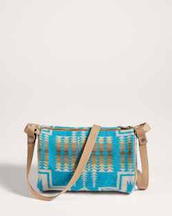 ALTERNATE VIEW OF HARDING BARREL BAG IN TURQUOISE image number 2