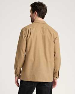 ALTERNATE VIEW OF MEN'S BOARD SHIRT IN TAN MIX image number 2