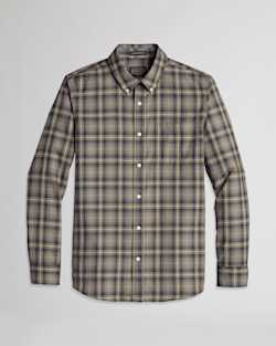 AIRLOOM MERINO SIR PENDLETON SHIRT IN TAN/GREY OMBRE image number 1
