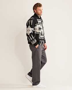 ALTERNATE VIEW OF MEN'S GORGE WOOL JACKET IN BLACK HARDING image number 2
