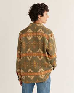 ALTERNATE VIEW OF MEN'S RIFT COTTON OVERSHIRT IN SAGE RANCHO ARROYO image number 3