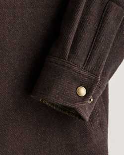 ALTERNATE VIEW OF MEN'S FOREST SHIRT JACKET IN BROWN TWILL image number 3