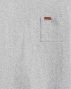 ALTERNATE VIEW OF MEN'S SHORT-SLEEVE DESCHUTES POCKET TEE IN HEATHER GREY image number 2