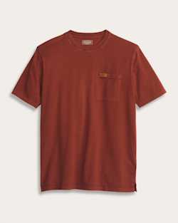 ALTERNATE VIEW OF MEN'S SHORT-SLEEVE DESCHUTES POCKET TEE IN BRICK image number 6