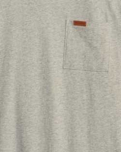 ALTERNATE VIEW OF MEN'S LONG-SLEEVE DESCHUTES POCKET TEE IN HEATHER GREY image number 2