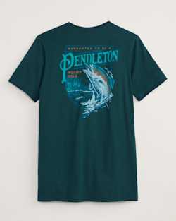 MEN'S SALMON FALLS GRAPHIC TEE IN FOREST/GREEN image number 1