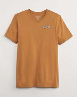 ALTERNATE VIEW OF MEN'S RODEO FLAG GRAPHIC TEE IN TOAST/BLACK image number 2