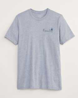 ALTERNATE VIEW OF MEN'S OUTDOOR SUNSET GRAPHIC TEE IN ATHLETIC HEATHER/GREY image number 2