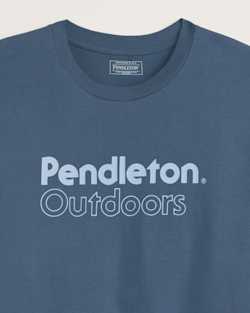 ALTERNATE VIEW OF MEN'S PENDLETON OUTDOORS GRAPHIC TEE IN PETROL/LIGHT BLUE image number 2
