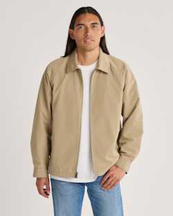 MEN'S LEON WINDBREAKER IN LIGHT TAN image number 1