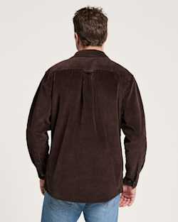 ALTERNATE VIEW OF MEN'S BELMONT CORDUROY SHIRT JACKET IN DARK BROWN image number 2