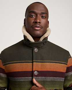 ALTERNATE VIEW OF MEN'S TUMALO RIDGE DAYTON WOOL COAT IN OLIVE MULTI image number 4