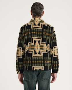 ALTERNATE VIEW OF MEN'S HARDING FLEECE JACKET IN GREEN TEA image number 2