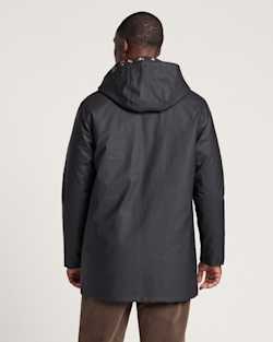 ALTERNATE VIEW OF MEN'S PACIFIC RAIN SLICKER IN BLACK image number 2